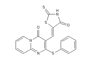 5-[[4-keto-2-(phenylthio)pyrido[1,2-a]pyrimidin-3-yl]methylene]-2-thioxo-thiazolidin-4-one