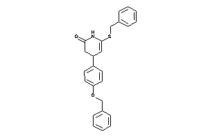 Image of 4-(4-benzoxyphenyl)-6-(benzylthio)-3,4-dihydro-1H-pyridin-2-one