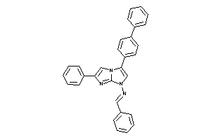 Benzal-[6-phenyl-3-(4-phenylphenyl)imidazo[1,2-a]imidazol-1-yl]amine