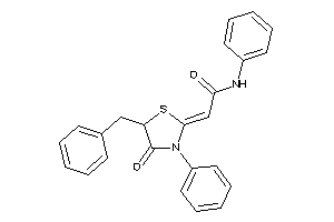 2-(5-benzyl-4-keto-3-phenyl-thiazolidin-2-ylidene)-N-phenyl-acetamide