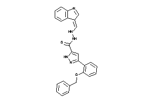 Image of 3-(2-benzoxyphenyl)-N'-(indol-3-ylidenemethyl)-1H-pyrazole-5-carbohydrazide