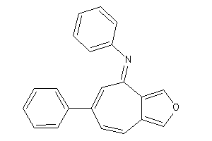 Phenyl-(6-phenylcyclohepta[c]furan-8-ylidene)amine