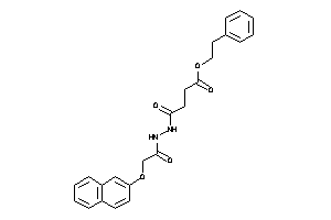 Image of 4-keto-4-[N'-[2-(2-naphthoxy)acetyl]hydrazino]butyric Acid Phenethyl Ester
