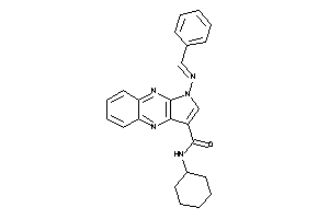 1-(benzalamino)-N-cyclohexyl-pyrrolo[2,3-b]quinoxaline-3-carboxamide