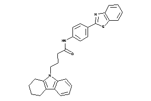 N-[4-(1,3-benzothiazol-2-yl)phenyl]-4-(1,2,3,4-tetrahydrocarbazol-9-yl)butyramide