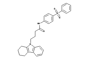 N-(4-besylphenyl)-4-(1,2,3,4-tetrahydrocarbazol-9-yl)butyramide