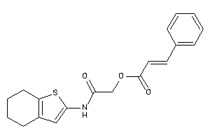 3-phenylacrylic Acid [2-keto-2-(4,5,6,7-tetrahydrobenzothiophen-2-ylamino)ethyl] Ester