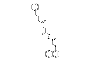 Image of 4-keto-4-[N'-[2-(1-naphthoxy)acetyl]hydrazino]butyric Acid Phenethyl Ester
