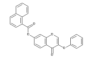 Naphthalene-1-carboxylic Acid (4-keto-3-phenoxy-chromen-7-yl) Ester