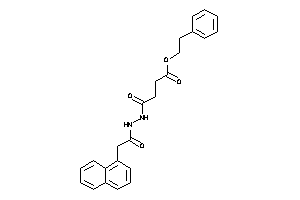 Image of 4-keto-4-[N'-[2-(1-naphthyl)acetyl]hydrazino]butyric Acid Phenethyl Ester