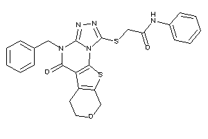 2-[[benzyl(keto)BLAHyl]thio]-N-phenyl-acetamide