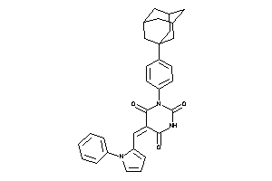 1-[4-(1-adamantyl)phenyl]-5-[(1-phenylpyrrol-2-yl)methylene]barbituric Acid