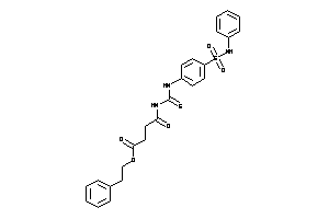 Image of 4-keto-4-[[4-(phenylsulfamoyl)phenyl]thiocarbamoylamino]butyric Acid Phenethyl Ester