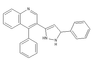 4-phenyl-3-(5-phenyl-3-pyrazolin-3-yl)quinoline