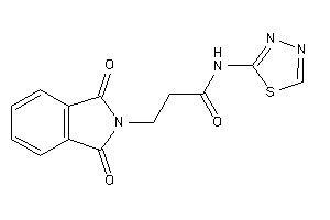 3-phthalimido-N-(1,3,4-thiadiazol-2-yl)propionamide