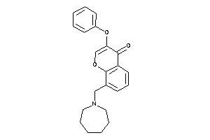 8-(azepan-1-ylmethyl)-3-phenoxy-chromone