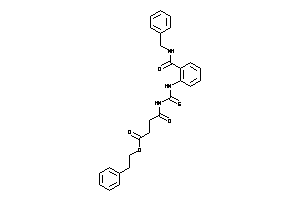 Image of 4-[[2-(benzylcarbamoyl)phenyl]thiocarbamoylamino]-4-keto-butyric Acid Phenethyl Ester