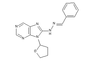 (benzalamino)-[9-(tetrahydrofuryl)purin-8-yl]amine