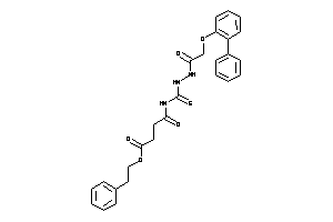 4-keto-4-[[[2-(2-phenylphenoxy)acetyl]amino]thiocarbamoylamino]butyric Acid Phenethyl Ester
