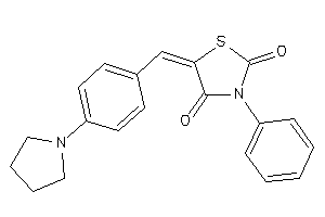 3-phenyl-5-(4-pyrrolidinobenzylidene)thiazolidine-2,4-quinone