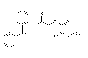 N-(2-benzoylphenyl)-2-[(3,5-diketo-2H-1,2,4-triazin-6-yl)thio]acetamide