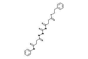 4-[[(4-anilino-4-keto-butanoyl)amino]thiocarbamoylamino]-4-keto-butyric Acid Phenethyl Ester