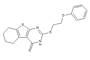 2-(2-phenoxyethylthio)-5,6,7,8-tetrahydro-3H-benzothiopheno[2,3-d]pyrimidin-4-one