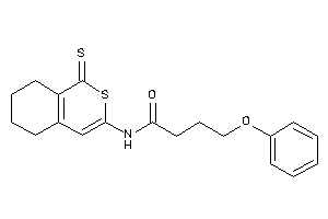 Image of 4-phenoxy-N-(1-thioxo-5,6,7,8-tetrahydroisothiochromen-3-yl)butyramide