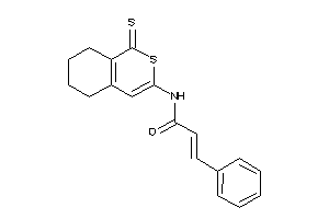 Image of 3-phenyl-N-(1-thioxo-5,6,7,8-tetrahydroisothiochromen-3-yl)acrylamide
