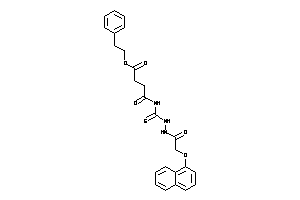 4-keto-4-[[[2-(1-naphthoxy)acetyl]amino]thiocarbamoylamino]butyric Acid Phenethyl Ester