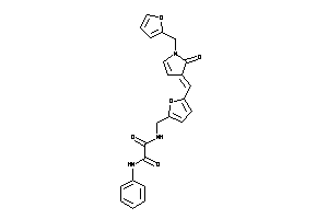 N-[[5-[[1-(2-furfuryl)-2-keto-2-pyrrolin-3-ylidene]methyl]-2-furyl]methyl]-N'-phenyl-oxamide