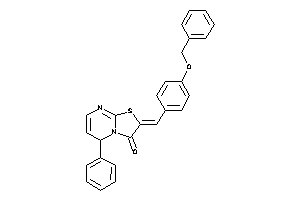 2-(4-benzoxybenzylidene)-5-phenyl-5H-thiazolo[3,2-a]pyrimidin-3-one