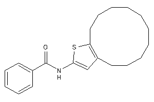 N-(4,5,6,7,8,9,10,11,12,13-decahydrocyclododeca[b]thiophen-2-yl)benzamide