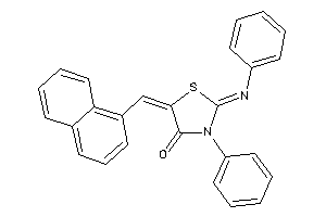 Image of 5-(1-naphthylmethylene)-3-phenyl-2-phenylimino-thiazolidin-4-one
