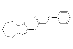 2-phenoxy-N-(5,6,7,8-tetrahydro-4H-cyclohepta[b]thiophen-2-yl)acetamide