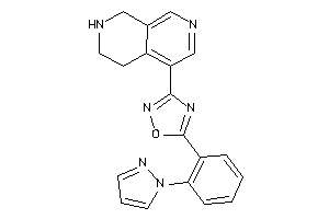 5-(2-pyrazol-1-ylphenyl)-3-(5,6,7,8-tetrahydro-2,7-naphthyridin-4-yl)-1,2,4-oxadiazole