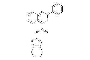 2-phenyl-N-(4,5,6,7-tetrahydrobenzothiophen-2-yl)cinchoninamide