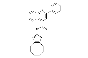 N-(4,5,6,7,8,9-hexahydrocycloocta[b]thiophen-2-yl)-2-phenyl-cinchoninamide