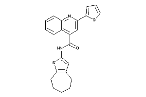 2-(2-furyl)-N-(5,6,7,8-tetrahydro-4H-cyclohepta[b]thiophen-2-yl)cinchoninamide