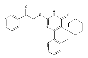 2-(phenacylthio)spiro[3,6-dihydrobenzo[h]quinazoline-5,1'-cyclohexane]-4-one