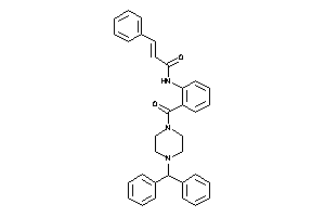 N-[2-(4-benzhydrylpiperazine-1-carbonyl)phenyl]-3-phenyl-acrylamide