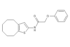 N-(4,5,6,7,8,9-hexahydrocycloocta[b]thiophen-2-yl)-2-phenoxy-acetamide