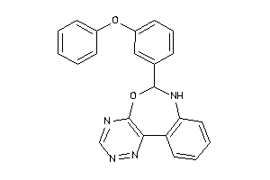 6-(3-phenoxyphenyl)-6,7-dihydro-[1,2,4]triazino[5,6-d][3,1]benzoxazepine