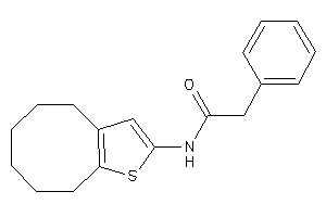 N-(4,5,6,7,8,9-hexahydrocycloocta[b]thiophen-2-yl)-2-phenyl-acetamide