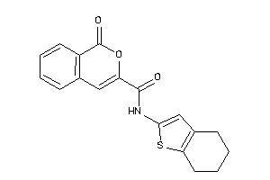 Image of 1-keto-N-(4,5,6,7-tetrahydrobenzothiophen-2-yl)isochromene-3-carboxamide
