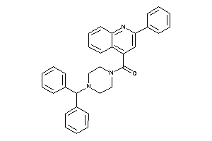 Image of (4-benzhydrylpiperazino)-(2-phenyl-4-quinolyl)methanone