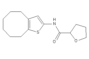 N-(4,5,6,7,8,9-hexahydrocycloocta[b]thiophen-2-yl)tetrahydrofuran-2-carboxamide