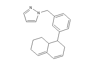 Image of 1-[3-(1,2,6,7,8,8a-hexahydronaphthalen-1-yl)benzyl]pyrazole