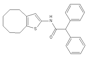 N-(4,5,6,7,8,9-hexahydrocycloocta[b]thiophen-2-yl)-2,2-diphenyl-acetamide