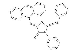 5-(9-anthrylmethylene)-3-phenyl-2-phenylimino-thiazolidin-4-one